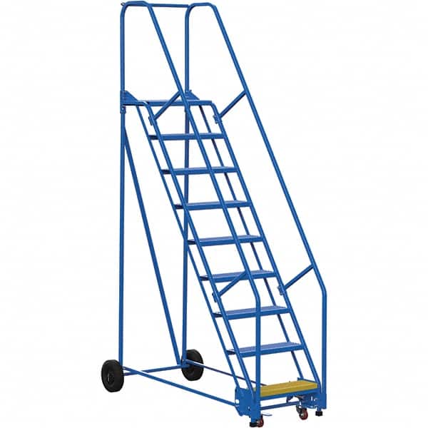 Vestil - 120" High 350 Lb Capacity 9 Step Ladder - USA Tool & Supply