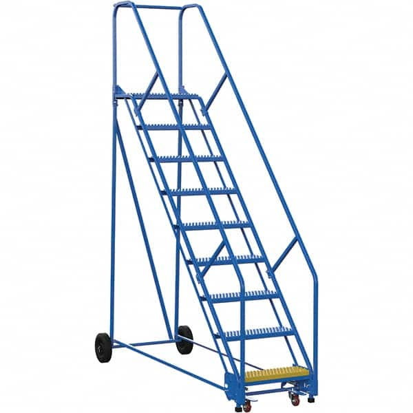 Vestil - 120" High 350 Lb Capacity 9 Step Ladder - USA Tool & Supply