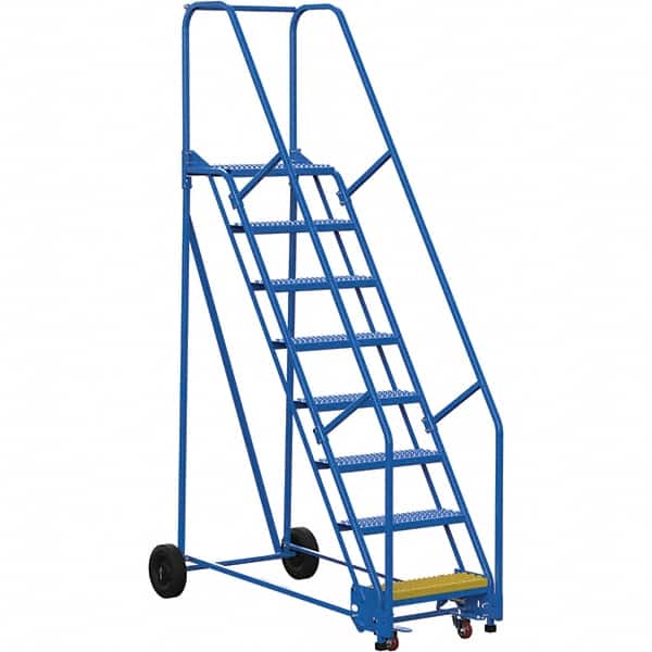 Vestil - 110" High 350 Lb Capacity 8 Step Ladder - USA Tool & Supply