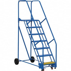 Vestil - 100" High 350 Lb Capacity 7 Step Ladder - USA Tool & Supply