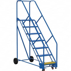 Vestil - 100" High 350 Lb Capacity 7 Step Ladder - USA Tool & Supply