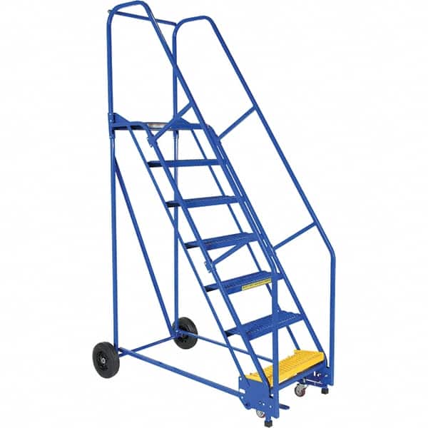 Vestil - 100" High 350 Lb Capacity 7 Step Ladder - USA Tool & Supply