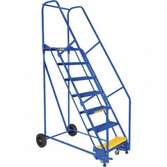 Vestil - 100" High 350 Lb Capacity 7 Step Ladder - USA Tool & Supply