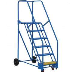 Vestil - 90" High 350 Lb Capacity 6 Step Ladder - USA Tool & Supply