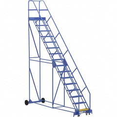 Vestil - 196" High 350 Lb Capacity 16 Step Ladder - USA Tool & Supply
