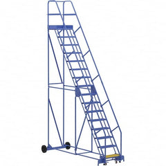 Vestil - 196" High 350 Lb Capacity 16 Step Ladder - USA Tool & Supply