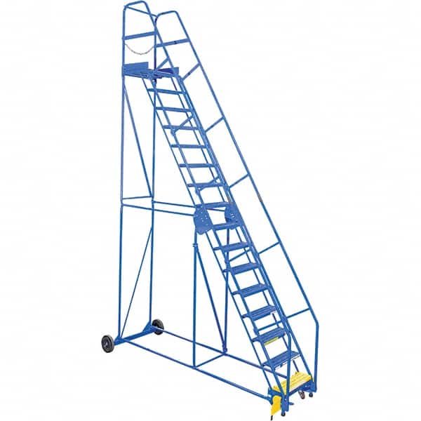 Vestil - 196" High 350 Lb Capacity 16 Step Ladder - USA Tool & Supply