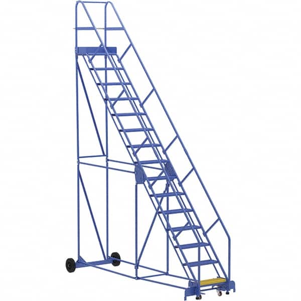 Vestil - 186" High 350 Lb Capacity 15 Step Ladder - USA Tool & Supply