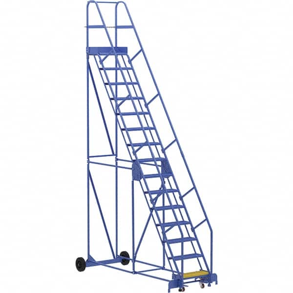 Vestil - 186" High 350 Lb Capacity 15 Step Ladder - USA Tool & Supply