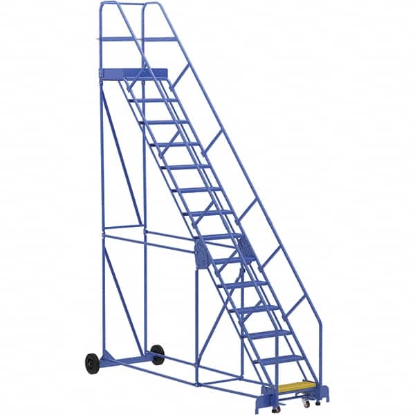 Vestil - 176" High 350 Lb Capacity 14 Step Ladder - USA Tool & Supply