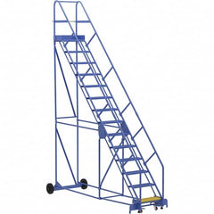 Vestil - 176" High 350 Lb Capacity 14 Step Ladder - USA Tool & Supply