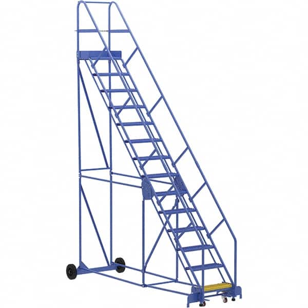 Vestil - 176" High 350 Lb Capacity 14 Step Ladder - USA Tool & Supply