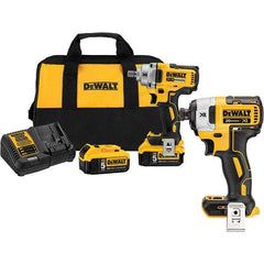 DeWALT - Cordless Impact Wrenches & Ratchets Voltage: 20.0 Drive Size (Inch): 1/2 - USA Tool & Supply