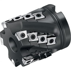 Walter - 2" Cut Diam, 1" Arbor Hole Diam, Indexable Square-Shoulder Face Mill - USA Tool & Supply