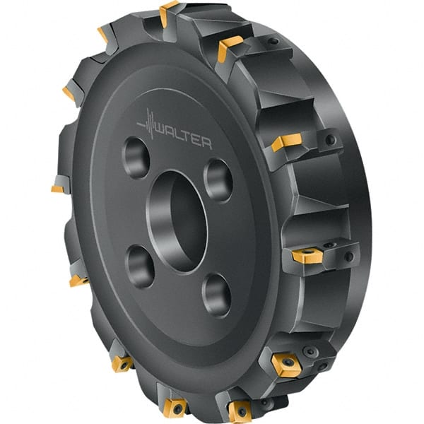 Walter - 125mm Cut Diam, 40mm Arbor Hole Diam, Indexable Square-Shoulder Face Mill - USA Tool & Supply