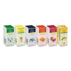 Bigelow - Coffee, Tea & Accessories Breakroom Accessory Type: Tea Bags Breakroom Accessory Description: Assorted Tea Packs, Six Flavors, 28/Box, 168/Carton - USA Tool & Supply