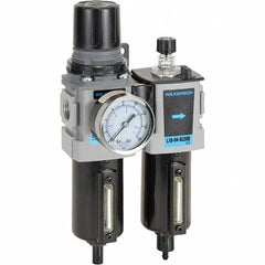 Wilkerson - Filter, Regulator & Lubricator (FRL) Units Configuration: 2 Pc. Filter/Regulator-Lubricator Body Type: Compact - USA Tool & Supply