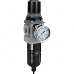 Wilkerson - Filter, Regulator & Lubricator (FRL) Units Configuration: 1 Pc. Filter/Regulator Body Type: Compact - USA Tool & Supply