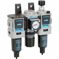 Wilkerson - Filter, Regulator & Lubricator (FRL) Units Configuration: 3 Pc. Filter-Regulator-Lubricator Body Type: Miniature - USA Tool & Supply