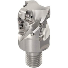Seco - 40mm Cut Diam, 33mm Max Depth of Cut, 20mm Shank Diam, 50mm OAL, Indexable Square Shoulder Slot Milling End Mill - XO.X12.. Inserts, M20 Modular Connection, 90° Lead Angle, Through Coolant, Series 217.69-12-Helical - USA Tool & Supply