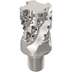 Seco - 40mm Cut Diam, 44mm Max Depth of Cut, 20mm Shank Diam, 61mm OAL, Indexable Square Shoulder Slot Milling End Mill - XO.X12.. Inserts, M20 Modular Connection, 90° Lead Angle, Through Coolant, Series 217.69-12-Helical - USA Tool & Supply