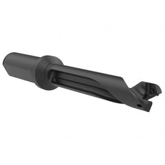 Allied Machine and Engineering - 0.5906" to 0.6298" Diam 7xD 4-27/64" Max Depth Straight Flute Spade Drill - USA Tool & Supply