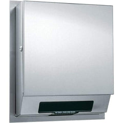 ASI-American Specialties, Inc. - Hands Free, Stainless Steel Paper Towel Dispenser - 1 Roll 8", Silver - USA Tool & Supply