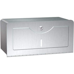 ASI-American Specialties, Inc. - Manual, Stainless Steel Paper Towel Dispenser - 400 Single-Fold, Silver - USA Tool & Supply