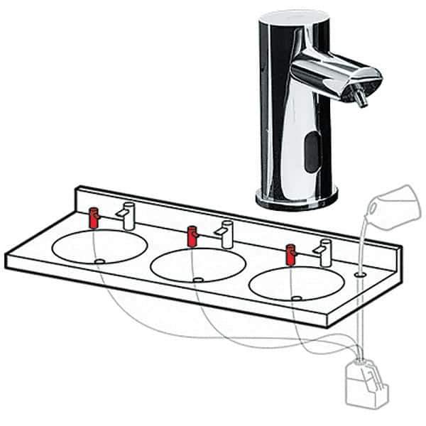 ASI-American Specialties, Inc. - Soap, Lotion & Hand Sanitizer Dispensers Type: Remote Control Mounting Style: Hand Pump - USA Tool & Supply