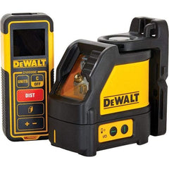 DeWALT - Level Kits Level Kit Type: Green Cross Line Laser & Laser Distance Measurer Kit Maximum Measuring Range (Feet): 100 - USA Tool & Supply