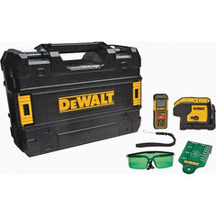 DeWALT - Level Kits Level Kit Type: 3 Spot Laser & Laser Distance Measurer Kit Maximum Measuring Range (Feet): 100 - USA Tool & Supply