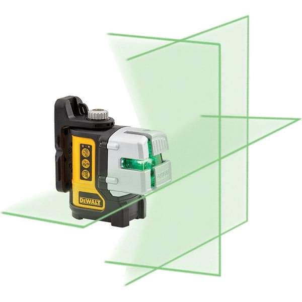 DeWALT - Laser Levels Level Type: Cross Line Level Maximum Measuring Range (Feet): 65 - USA Tool & Supply