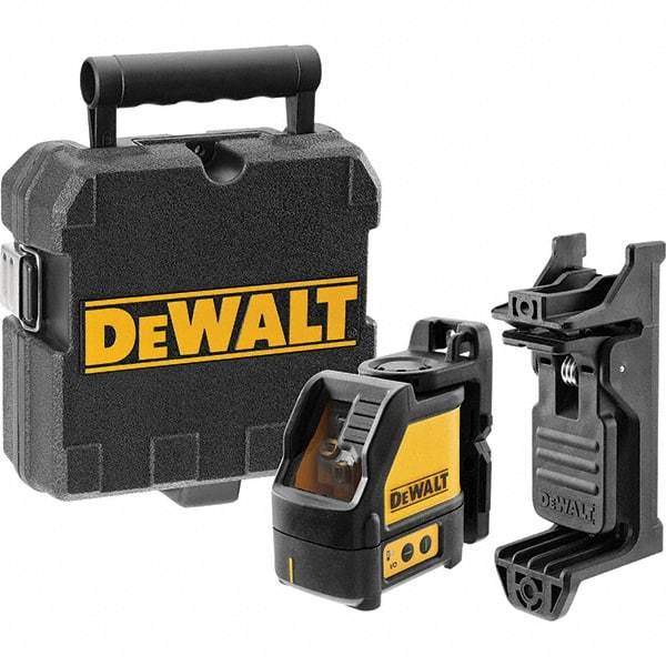 DeWALT - Laser Levels Level Type: Cross Line Level Maximum Measuring Range (Feet): 65 - USA Tool & Supply