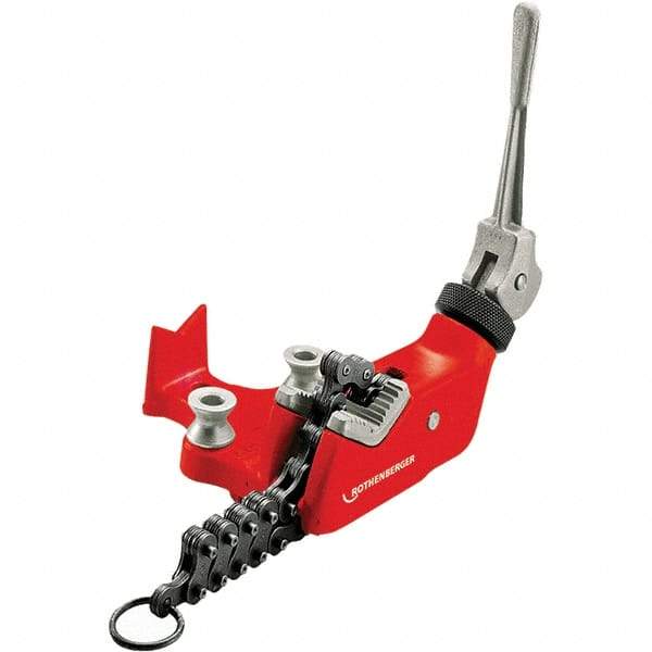 Rothenberger - 1/8" to 4" Pipe Capacity, Chain Pipe Vise - USA Tool & Supply