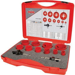 Rothenberger - Hole Saw Kits Minimum Saw Diameter (Inch): 3/4 Maximum Saw Diameter (Inch): 2-1/2 - USA Tool & Supply