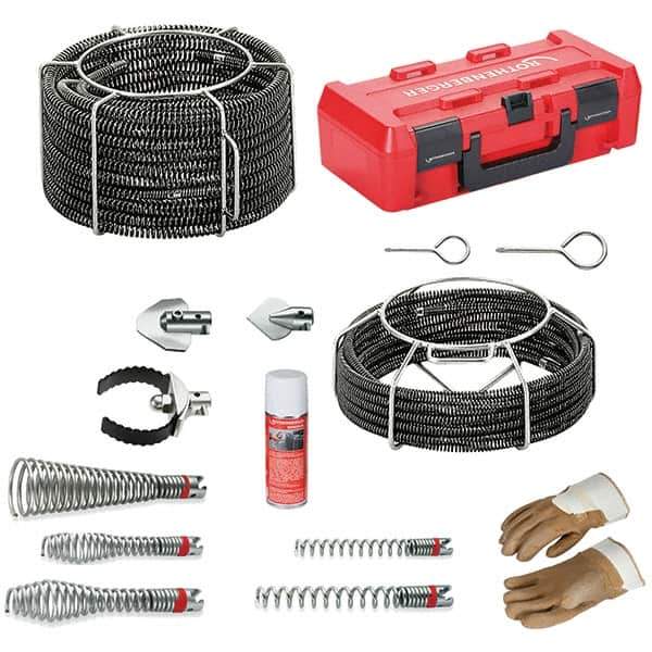 Rothenberger - Drain Cleaning Machine Cutters & Accessories Type: Tool Kit for Drain Cleaner For Use With Machines: Rothenberger R600 Drain Cleaner - USA Tool & Supply