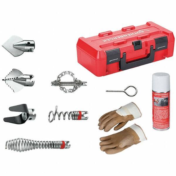 Rothenberger - Drain Cleaning Machine Cutters & Accessories Type: Tool Kit for Drain Cleaner For Use With Machines: Rothenberger R600 Drain Cleaner - USA Tool & Supply