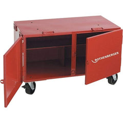 Rothenberger - 350 Lb Capacity Threader Transport Cabinet - 23" Wide x 46" Deep x 24" High, Steel - USA Tool & Supply