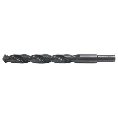 7/16 RHS / RHC HSS 135 Degree Split Point Heavy Duty Jobber Length Drill - Steam Oxide - Exact Industrial Supply