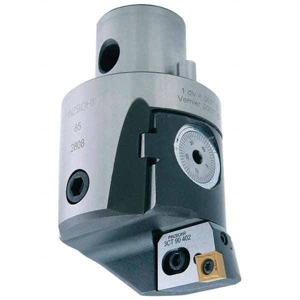 Techniks - Size A68, 3.15" Min Diam, Right Hand Modular Boring Cutting Unit Head - USA Tool & Supply