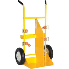 Vestil - 500 Lb Capacity 57-11/16" OAH Torch Cart - Dual Grip Handle, Steel, Pneumatic Wheels - USA Tool & Supply