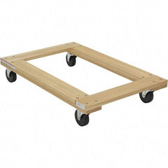 Vestil - 1,200 Lb Capacity Hardwood Dolly - 36" Long x 24" Wide - USA Tool & Supply