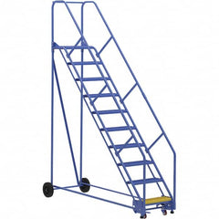 Vestil - 130" High 350 Lb Capacity 10 Step Ladder - USA Tool & Supply