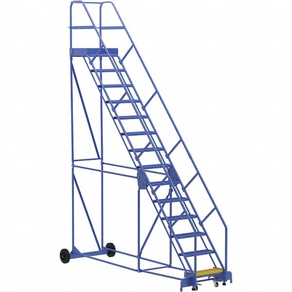 Vestil - 176" High 350 Lb Capacity 14 Step Ladder - USA Tool & Supply