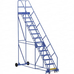 Vestil - 176" High 350 Lb Capacity 14 Step Ladder - USA Tool & Supply