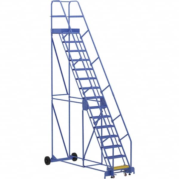 Vestil - 186" High 350 Lb Capacity 15 Step Ladder - USA Tool & Supply