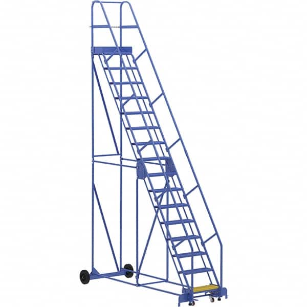 Vestil - 196" High 350 Lb Capacity 16 Step Ladder - USA Tool & Supply