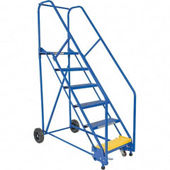 Vestil - 90" High 350 Lb Capacity 6 Step Ladder - USA Tool & Supply