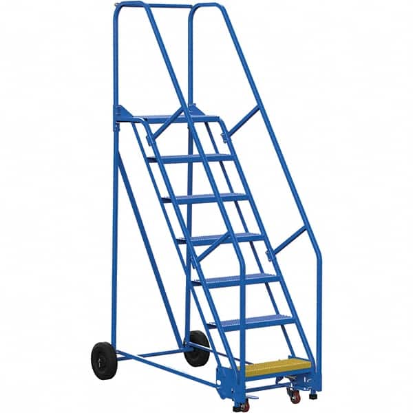Vestil - 100" High 350 Lb Capacity 7 Step Ladder - USA Tool & Supply