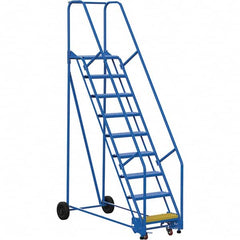 Vestil - 120" High 350 Lb Capacity 9 Step Ladder - USA Tool & Supply